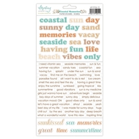 Picture of Mintay Papers Paper Stickers - Coastal Memories, Words, 67pcs