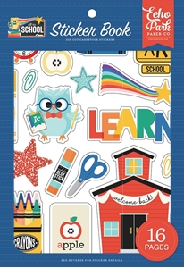 Picture of Echo Park Sticker Book Μπλοκ Αυτοκόλλητων - Off To School