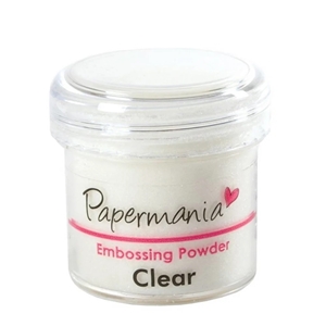 Picture of Papermania Embossing Powder Σκόνη Θερμοανάγλυφης Αποτύπωσης 1oz - Clear