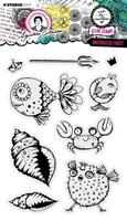 Picture of Art By Marlene Signature Collection Cling Stamps - Underwater Party, 9pcs 