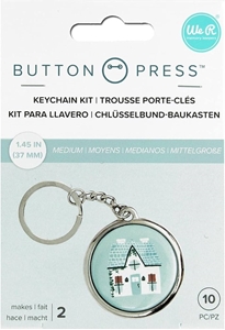 Picture of We R Makers Button Press Keychain Kit - Κιτ για Μπρελόκ, 10 τεμ.