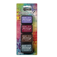 Picture of Ranger Archival Dylusions Mini Ink Pads - Kit 4, 4pcs