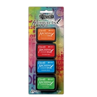 Picture of Ranger Archival Dylusions Mini Ink Pads - Kit 2, 4pcs