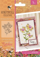 Picture of Crafter's Companion Clear Stamp - Nature's Garden - Honeysuckle, Honeysuckle Flower