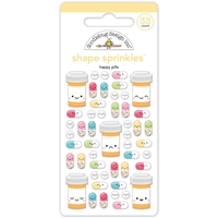 Picture of Doodlebug Design Shape Sprinkles - Happy Healing, Happy Pills, 33pcs