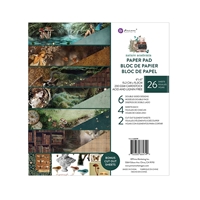 Picture of Prima Marketing Double-Sided Paper Pad 6" x 6" - Nature Academia