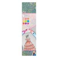 Picture of Crafter's Companion TriColour Aqua Markers - Age of Elegance, 3pcs (9 Colors)