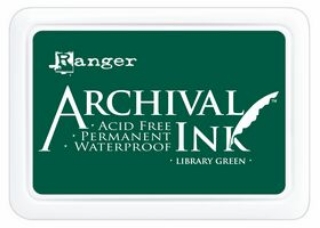 Picture of Ranger Archival Ink Pad | Μόνιμο Αδιάβροχο Μελάνι Σφραγίδας - Library Green