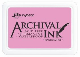 Picture of Ranger Archival Ink Pad | Μόνιμο Αδιάβροχο Μελάνι Σφραγίδας – Magenta Hue