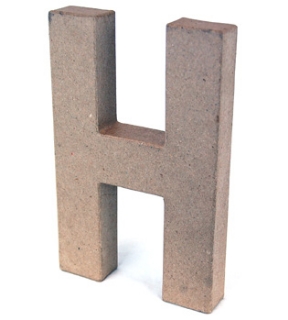 Picture of 3D Γράμματα 20.5cm Γράμματα - H