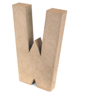 Picture of 3D Γράμματα 20.5cm Γράμματα - W