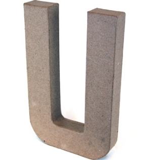 Picture of 3D Γράμματα 20.5cm Γράμματα - U