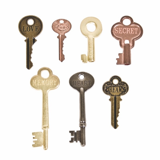 Picture of Tim Holtz  Idea-Ology Metal Word Keys - Μεταλλικά Κλειδιά