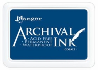 Picture of Ranger Archival Ink Pad | Μόνιμο Αδιάβροχο Μελάνι Σφραγίδας - Cobalt