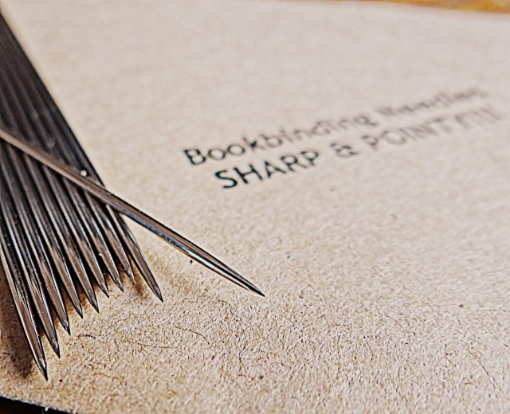 Picture of John James Bookbinding Needles 4 τμχ. | Ατσάλινες Βελόνες για Χειροποίητη Βιβλιοδεσία 54mm