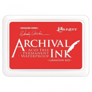 Picture of Ranger Archival Ink Pad Carnation Red – Αδιάβροχο Κόκκινο Μελάνι Σφραγίδας