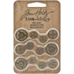 Picture of Tim Holtz Idea-Ology | Μεταλλικά Διακοσμητικά Στοιχεία – Mini Gears, 12 τεμ.