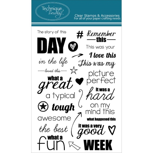 Picture of Technique Tuesday Διάφανες Σφραγίδες - Everything Pocket Page, 30τεμ.