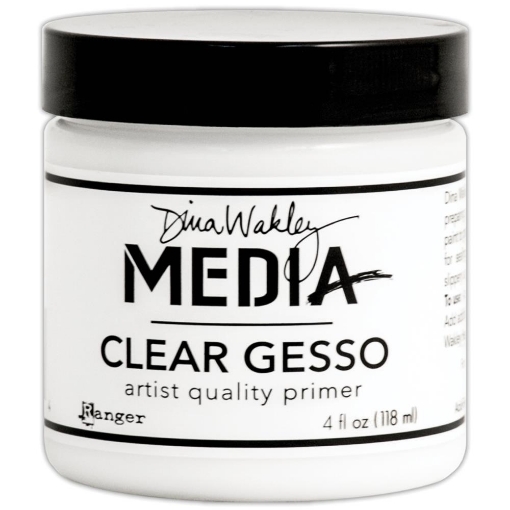 Picture of Dina Wakley MEdia Clear Gesso | Διάφανο Γκέσο για Προετοιμασία Επιφανειών 118ml (4oz)