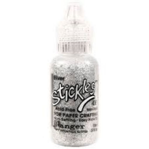 Picture of Ranger Stickles Glitter Gel | Διαστατικό Gel με Κλασική Ασημί Μεταλλική Λάμψη – Silver, 18ml