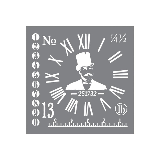 Picture of Deco Art Andy Skinner Mixed Media Stencil 8"x8" - Made To Measure