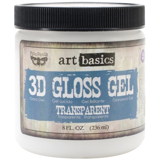 Picture of Finnabair Art Basics 3D Gloss Gel Medium 8oz – Διάφανο Τζελ (Gloss Φινιρίσμα)