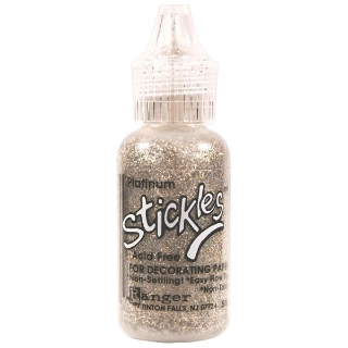 Picture of Ranger Stickles Glitter Gel | Διαστατικό Gel με Μεταλλική Πλατινέ Λάμψη – Platinum, 18ml