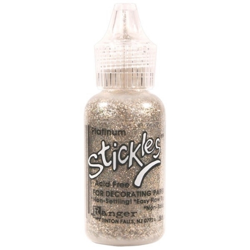 Picture of Ranger Stickles Glitter Gel | Διαστατικό Gel με Μεταλλική Πλατινέ Λάμψη – Platinum, 18ml