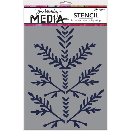 Picture of Dina Wakley Media Στένσιλ 9''x6'' - Boughs