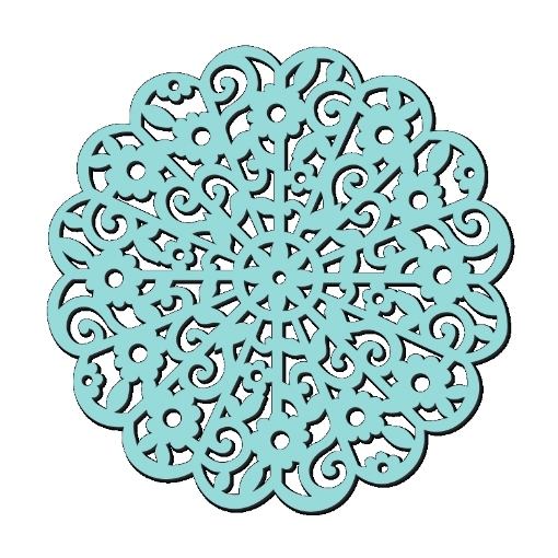 Picture of Sweet Dixie Στένσιλ 6"x6" - Flower Burst