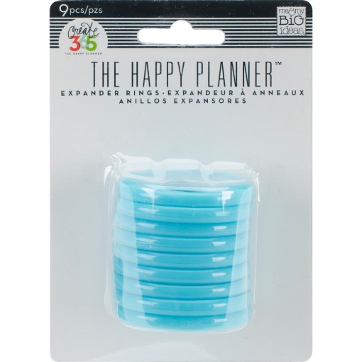 Picture of Happy Planner Large Discs 1.75" Teal | Δίσκοι Βιβλιοδεσίας Μεγάλης Χωρητικότητας, 9 τεμ.