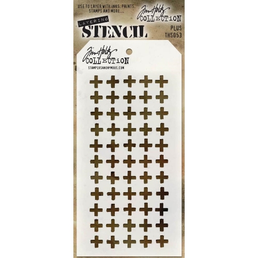 Picture of Stampers Anonymous Tim Holtz Layering Stencil 4"x8.5" | Στένσιλ – Plus #53 