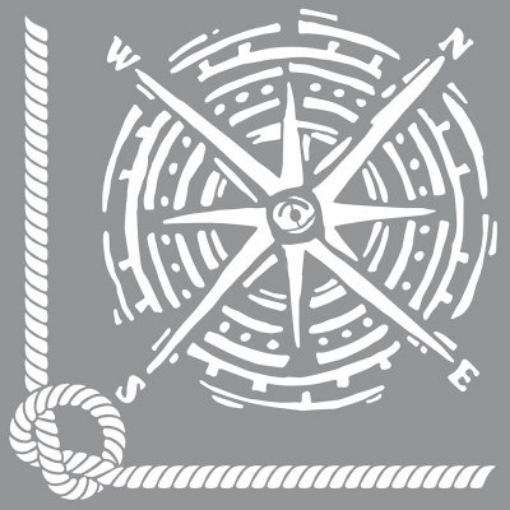 Picture of Americana Decor Στένσιλ 12"x12" - Nautical Knot 