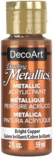 Picture of Deco Art Dazzling Metallics Μεταλλικό Ακρυλικό Χρώμα 59ml – Bright Copper