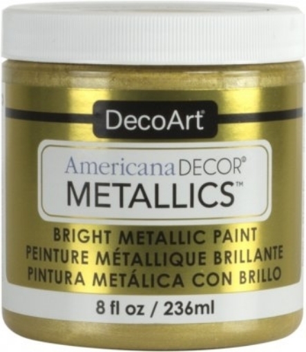 Picture of DecoArt Americana Decor Metallics Soft Gold – Μεταλλικό Ακρυλικό Χρώμα DIY 256ml