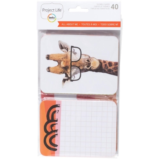 Picture of American Crafts Project Life Planner Themed Cards - All About Me
