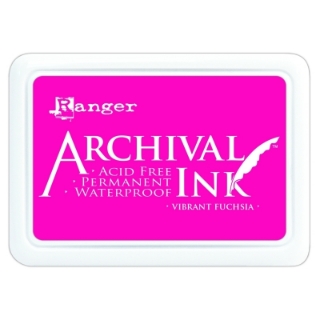 Picture of Ranger Archival Ink Pad | Μόνιμο Αδιάβροχο Μελάνι Σφραγίδας – Vibrant Fuchsia