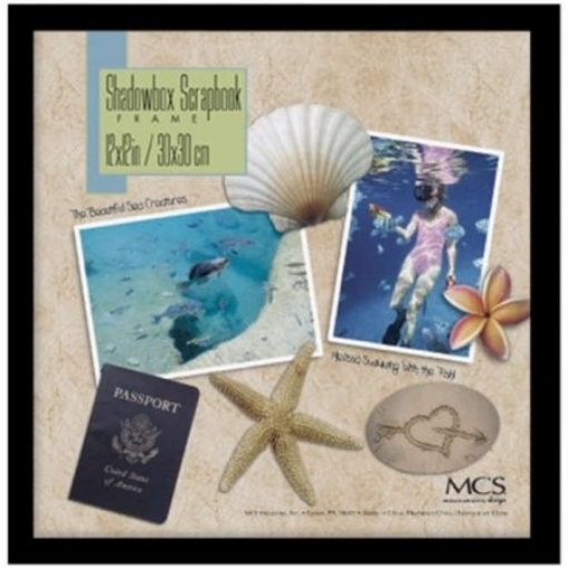 Picture of Scrapbooking Shadow Box Frame - Κορνίζα Με Βάθος, Μαύρη 12"X12" 