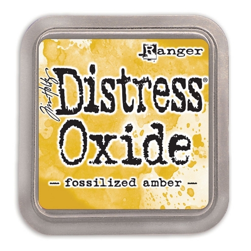 Picture of Tim Holtz Distress Oxide Ink Pad | Υβριδικό Μελάνι Οξείδωσης για Blending & Mixed Media - Fossilized Amber