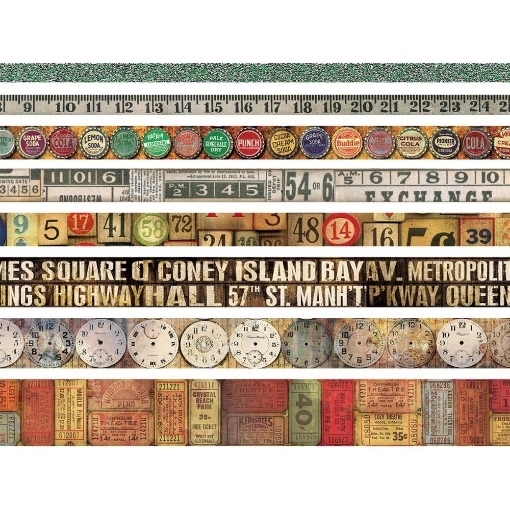 Picture of Tim Holtz Idea-ology Washi Tape Set Διακοσμητικές Ταινίες - Vintage , 8 Τεμ