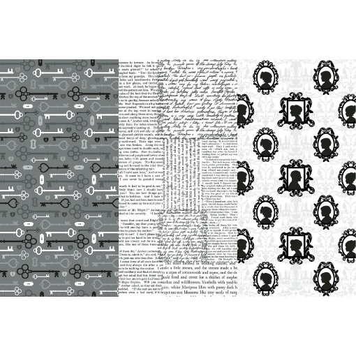 Picture of Americana Χαρτί Decoupage - Vintage Silhouette