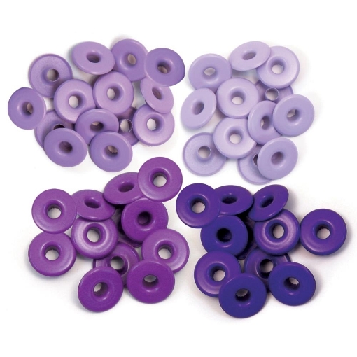 Picture of We R Memory Keepers Eyelets Wide - Purple - Μεγάλα Μεταλλικά Eyelets (1/2", 40τμχ)