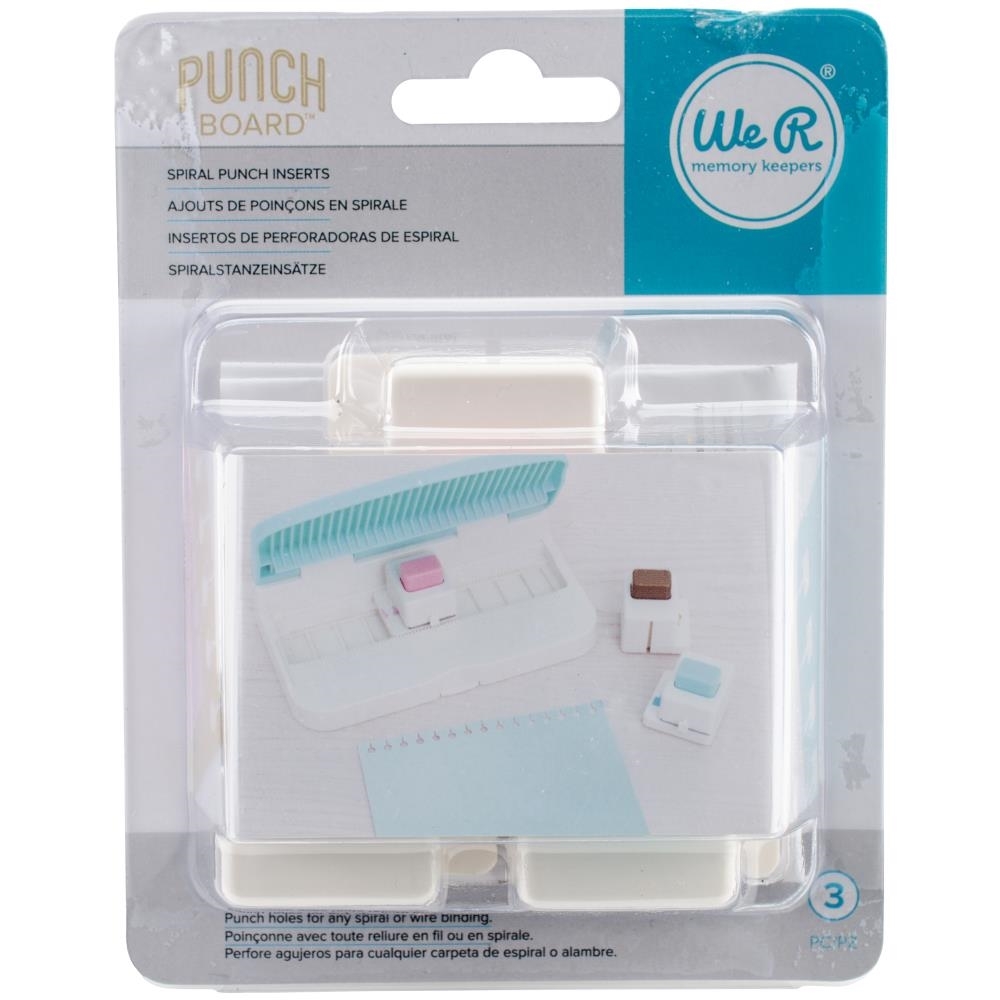 Planner Punch Board - Spiral Punch Inserts 3/Pkg