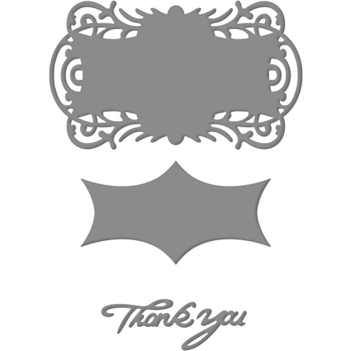 Picture of Ultimate Crafts Magnolia Lane Die Μήτρες Κοπής - Thank You Tag, 3 τεμ.