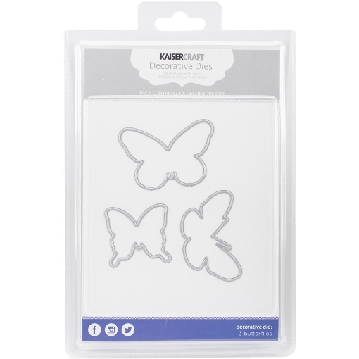 Picture of Kaisercraft Dies Μήτρες Κοπής Kaisercraft Die - Πεταλούδες, 3 τεμ.