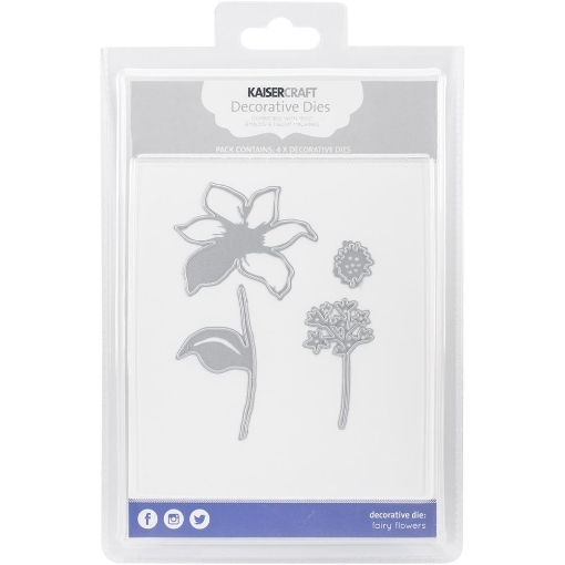 Picture of Kaisercraft Dies Set Μήτρες Κοπής - Fairy Flowers, 4 τεμ.