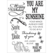 Picture of Ultimate Crafts Ooh La La Stamps Σετ Σφραγίδων Clear - Sunshine Flourishes