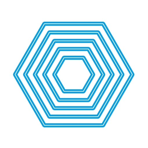 Picture of Μήτρες Κοπής Sweet Dixie Nesting Hexagon Dies