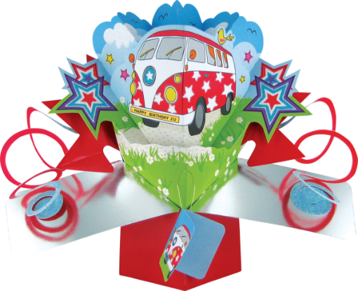 Picture of Ευχετήριες Κάρτες Pop Ups - Camper Van