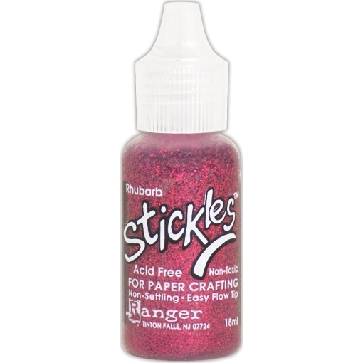 Picture of Ranger Stickles Glitter Gel Διαστατικό Gel - Rhubarb